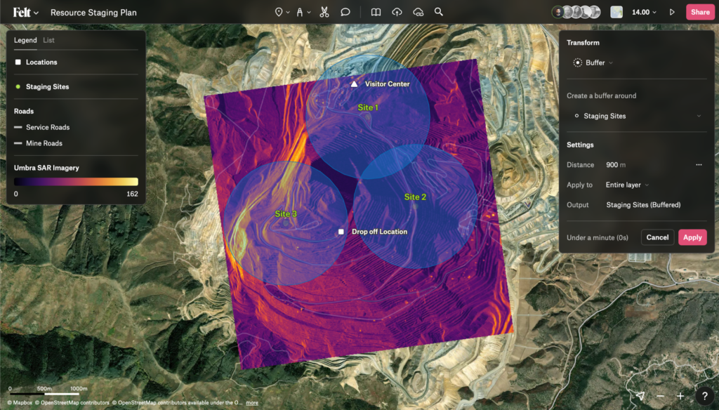 GIS Dashboard Interface