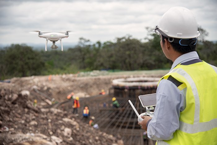 Topographic & land surveys using DJI RTK & LiDAR